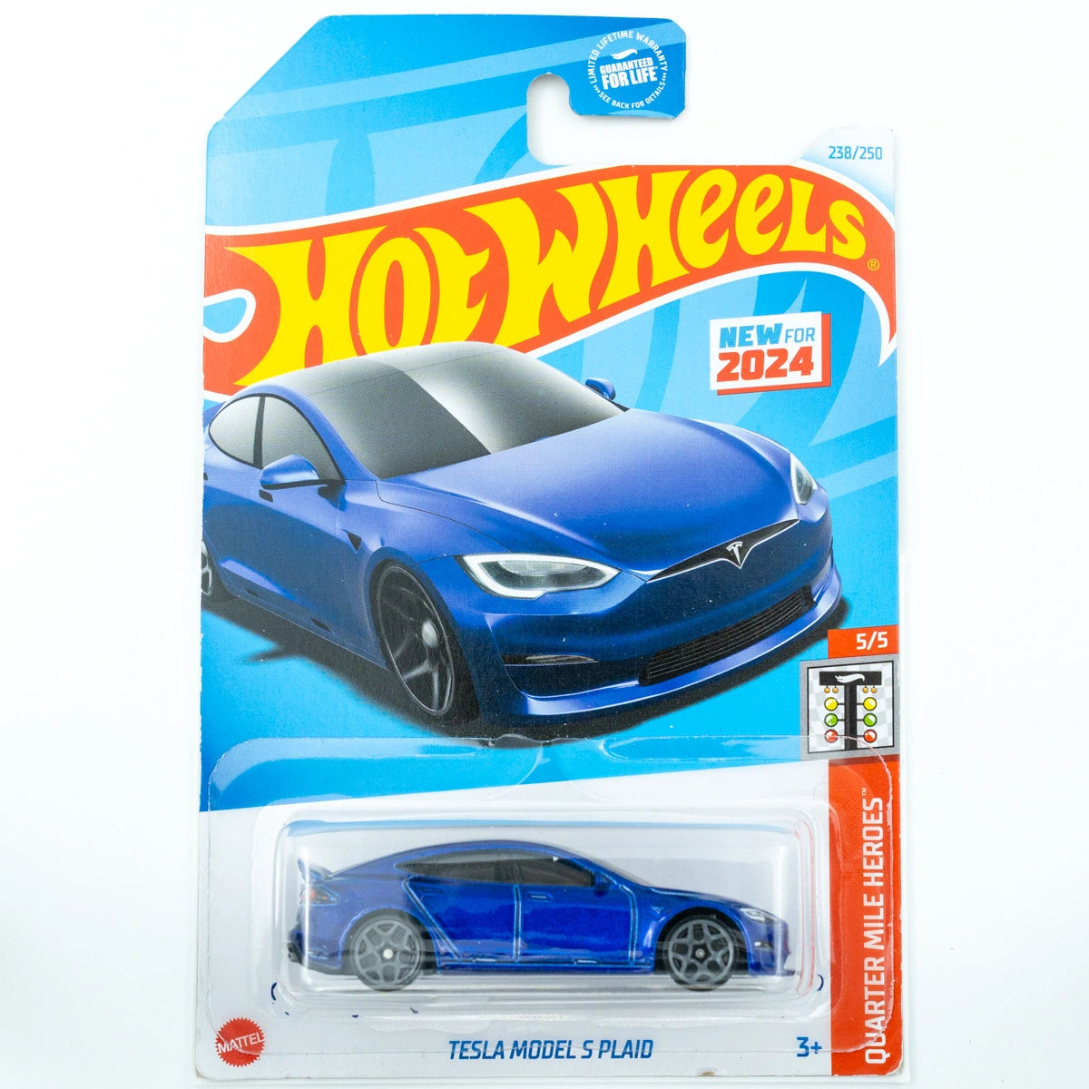 Hot Wheels Tesla Model S Plaid blauw VS |