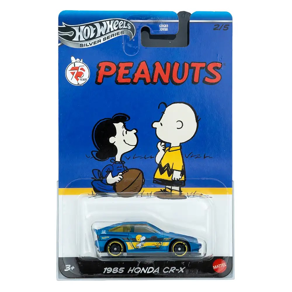Hot Wheels Silver Series 1985 Honda CR-X Plavi | Peanuts (2/5)