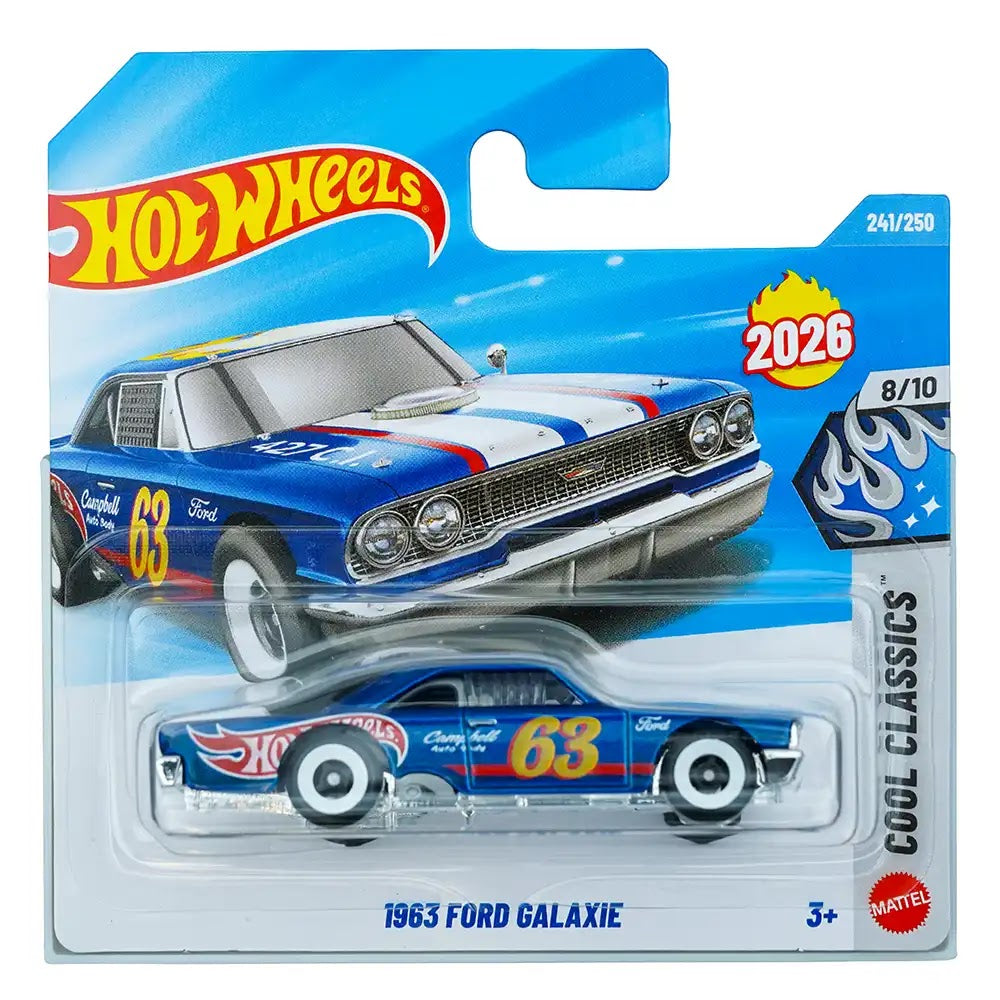Hot Wheels 1963 Ford Galaxie Plavi |