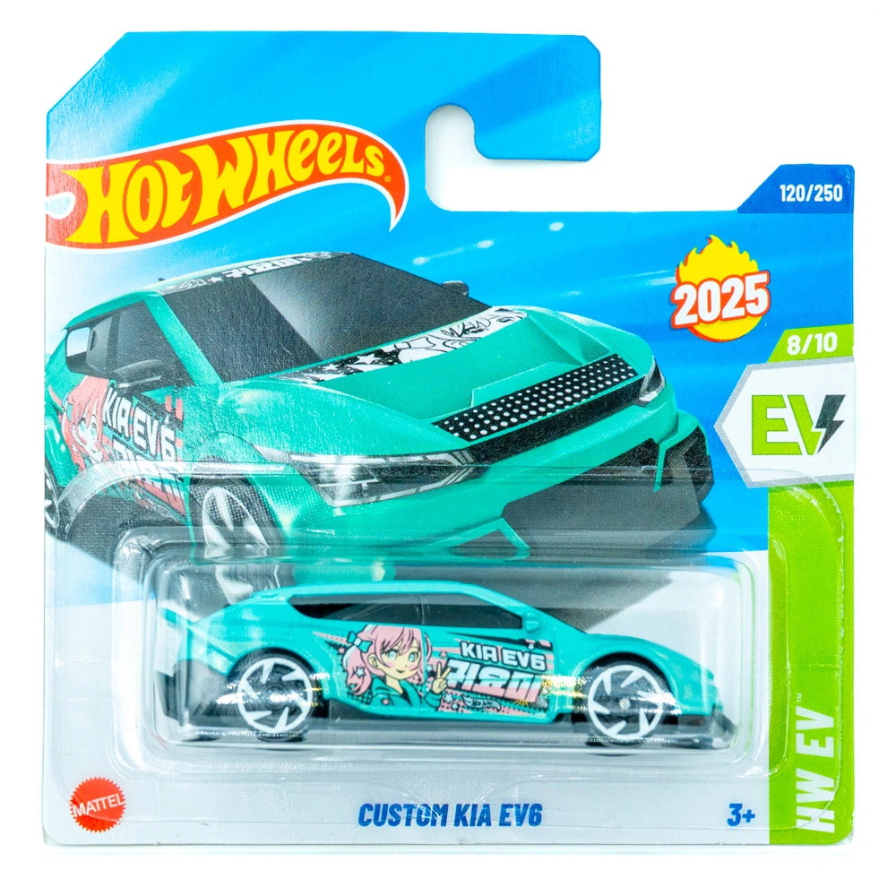 Hot Wheels Custom Kia EV6 groen |