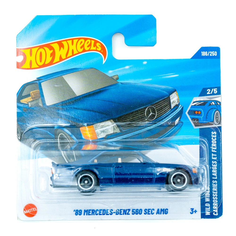Hot Wheels '89 Mercedes-Benz 560 SEC AMG blauw |
