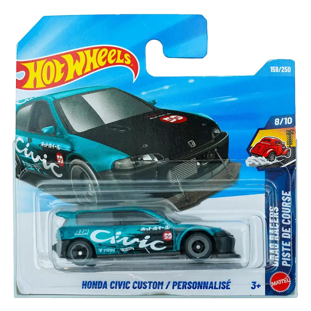 Hot Wheels Honda Civic Custom Plavi |
