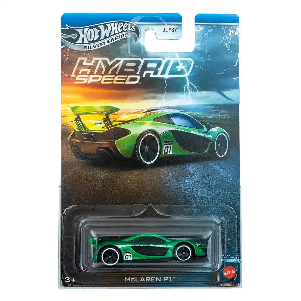Hot Wheels Silver Series McLaren P1 Zeleni | Hybrid Speed (3/5)