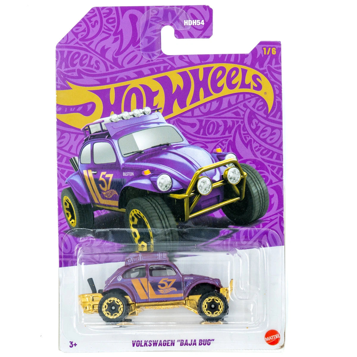 Hot Wheels Volkswagen Baja Bug paars VS |