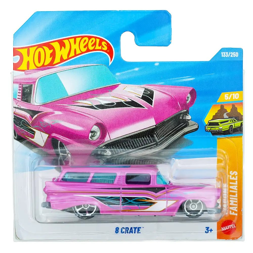 Hot Wheels 8 Crate Roze |