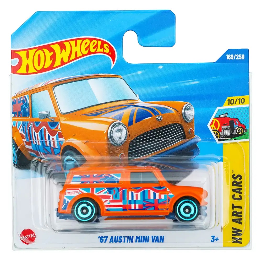 Hot Wheels '67 Austin Mini Van Narandžasti |