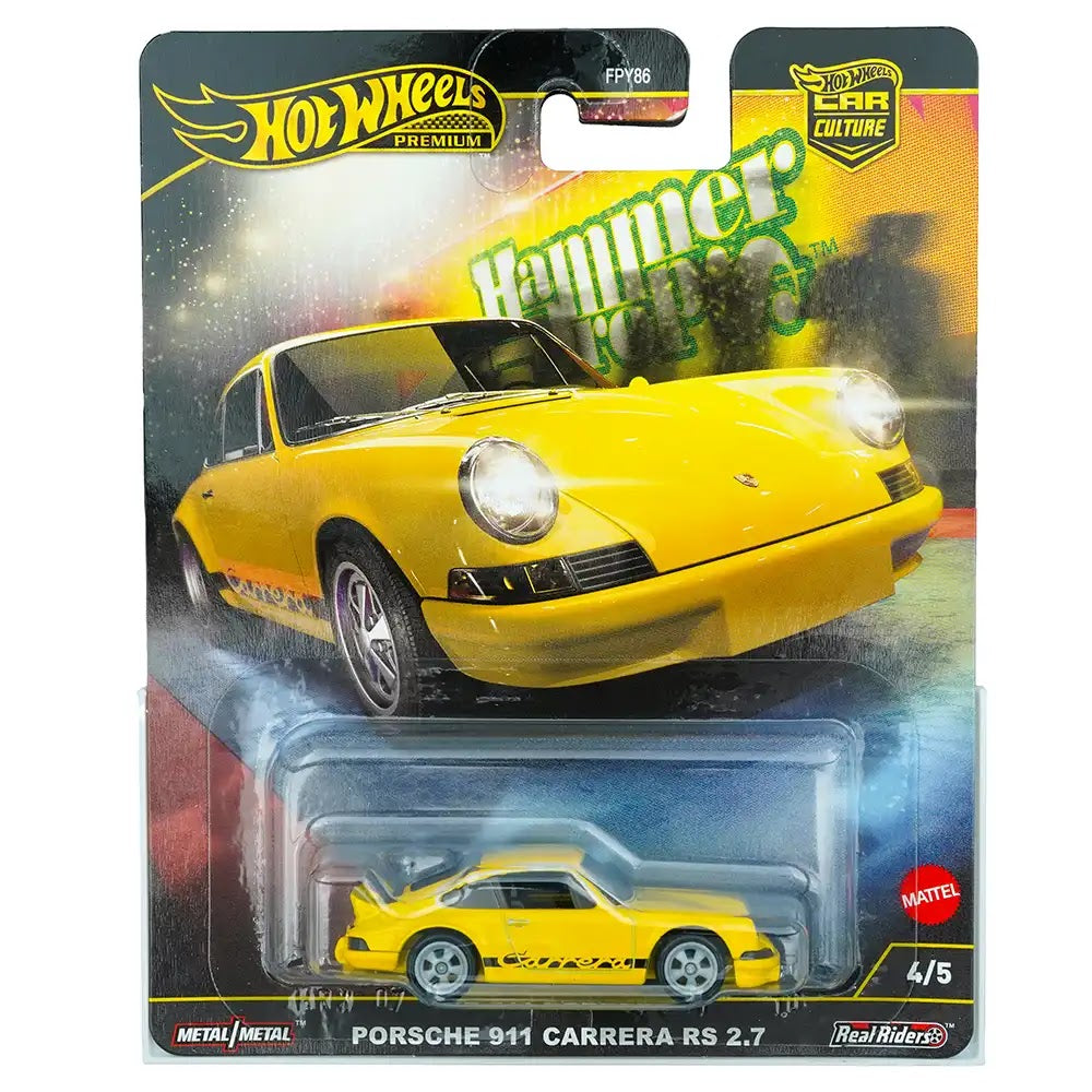 Hot Wheels Premium Porsche 911 Carrera RS 2.7 Žuti | Hammer Drop 4/5