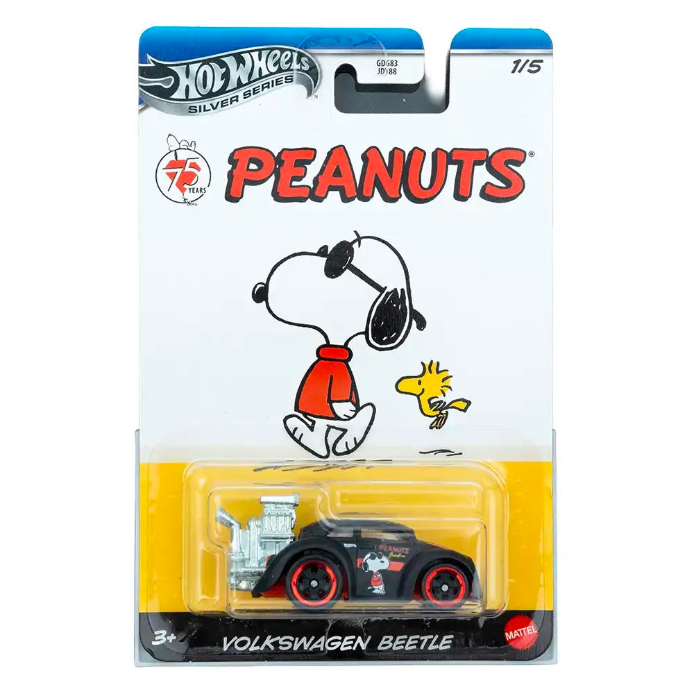 Hot Wheels Silver Series Volkswagen Beetle Crni | Peanuts (1/5)