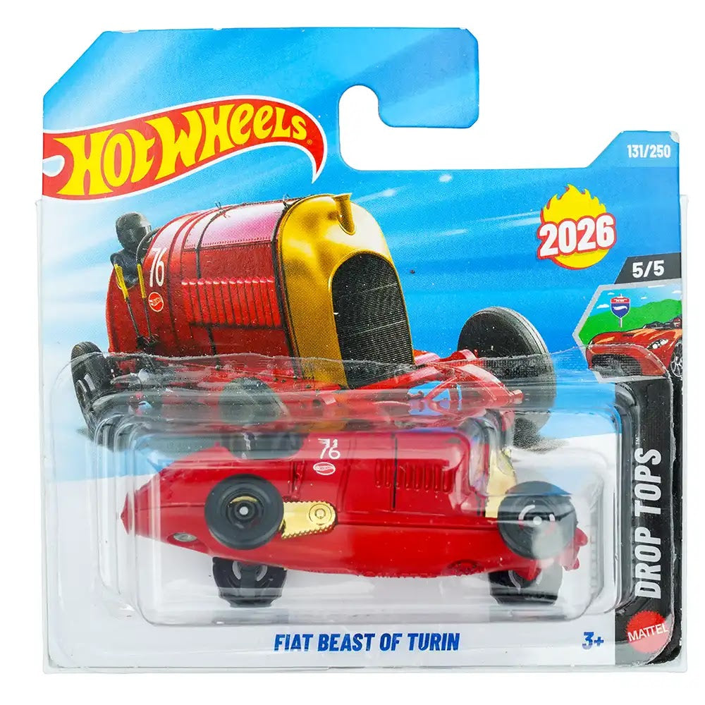 Hot Wheels Fiat Beast Of Turin Crveni |