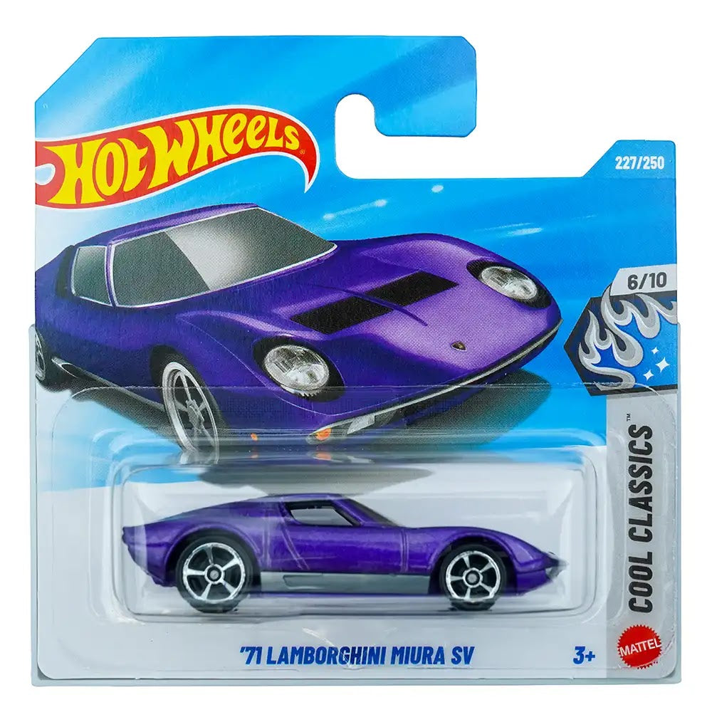 Hot Wheels '71 Lamborghini Miura SV Ljubičasti |