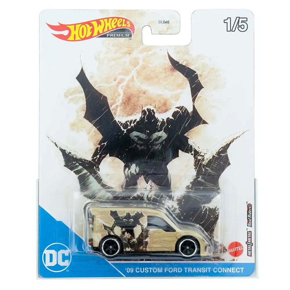 Hot Wheels Premium '09 Custom Ford Transit Connect Smeđi | Pop Culture: Batman 1/5