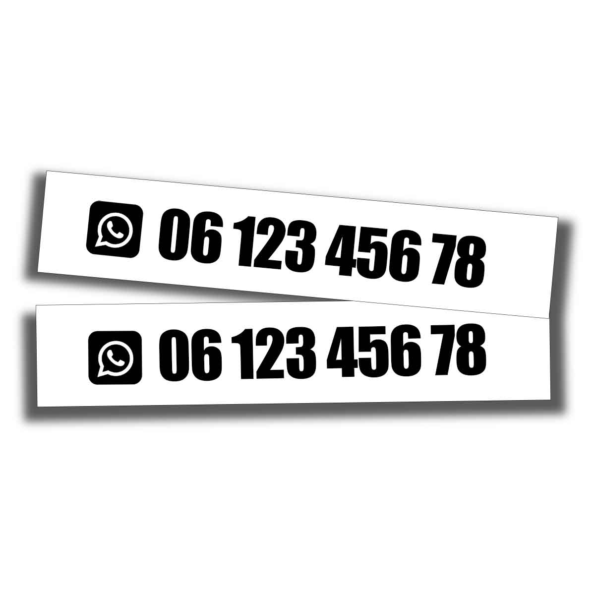 Custom Whatsapp auto tag sticker 2x