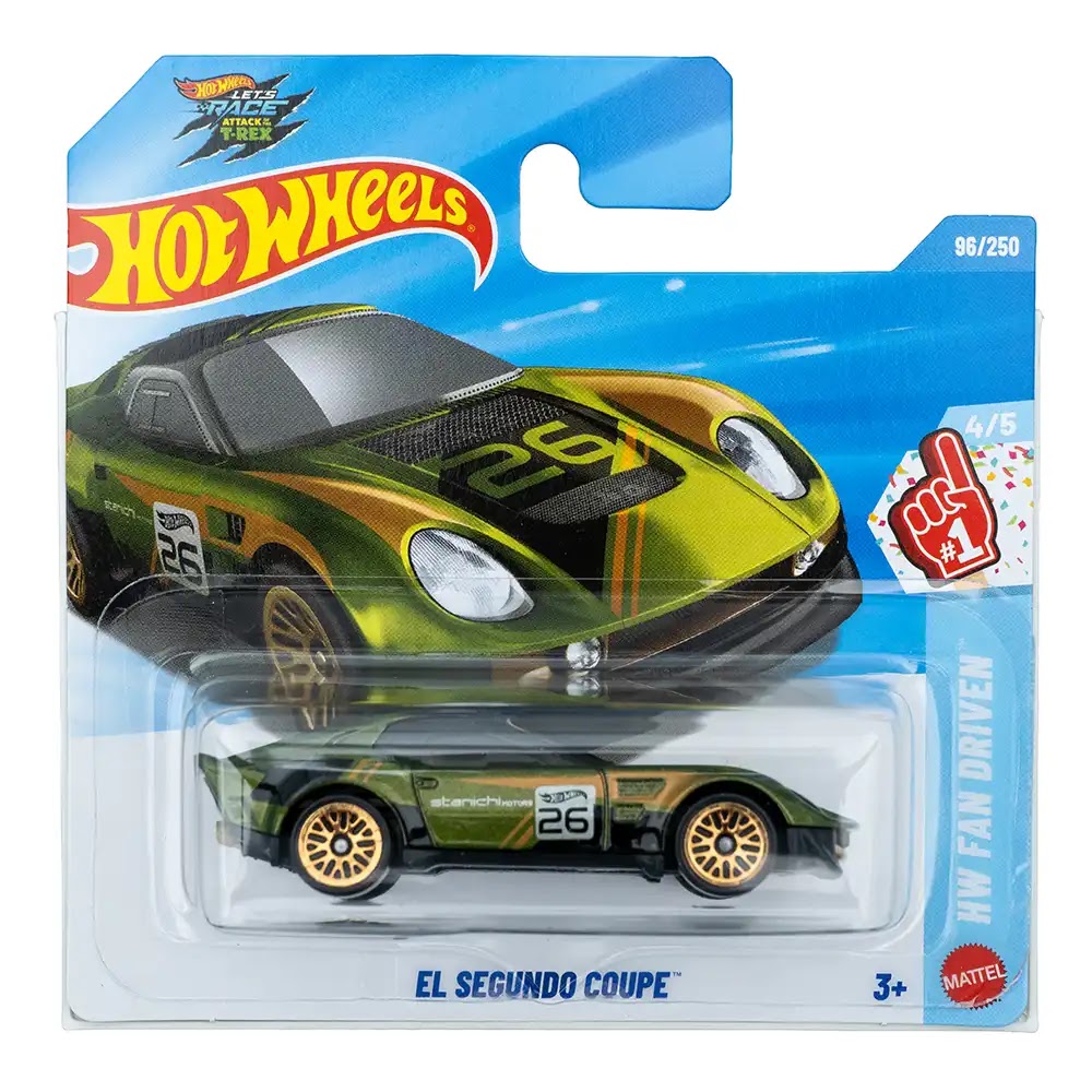 Hot Wheels El Segundo Coupe Zeleni |