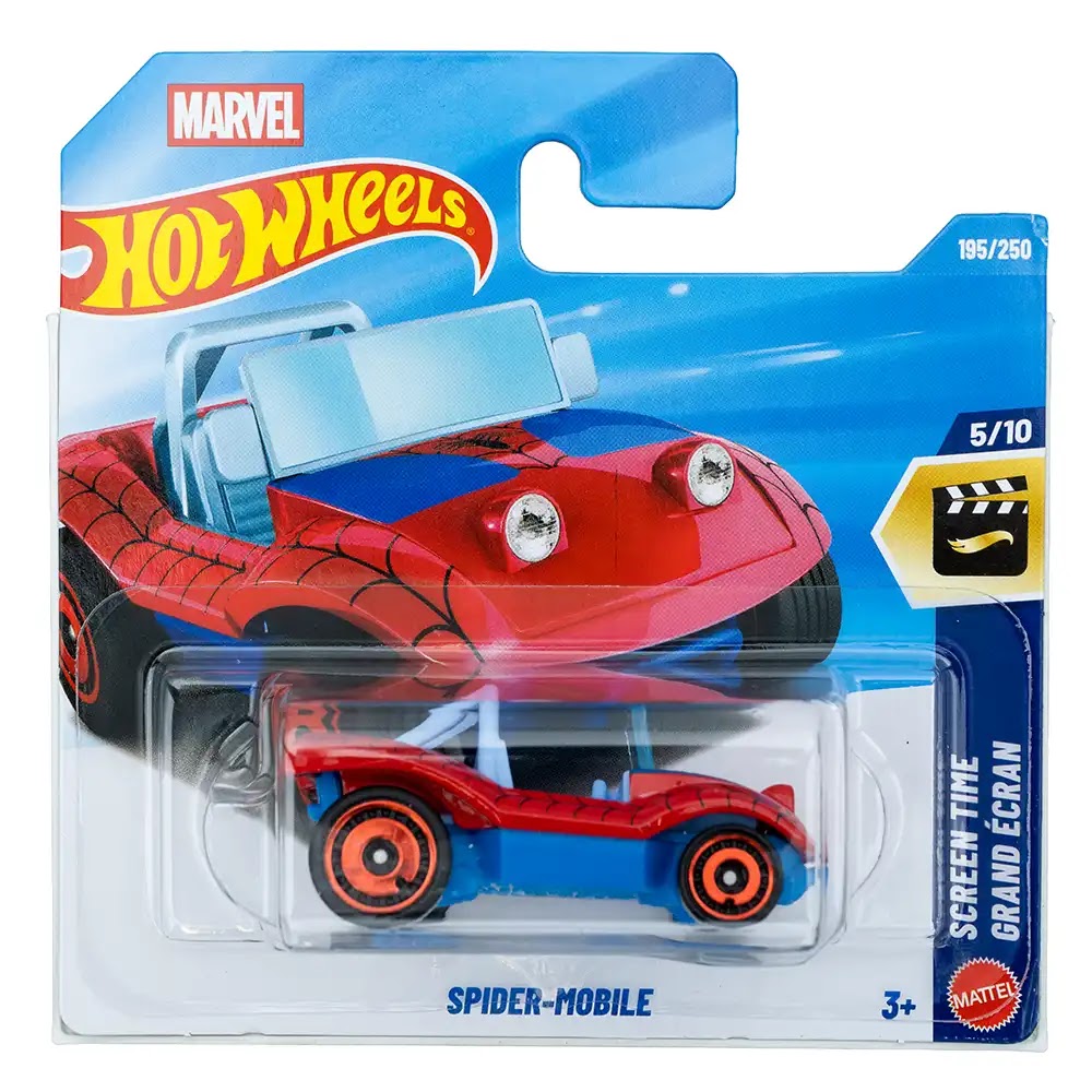 Hot Wheels Spider-Mobile Crveni |