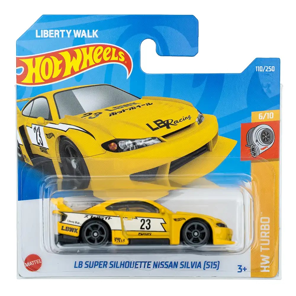 Hot Wheels LB Super Silhouette Nissan Silvia (S15) Žuti |