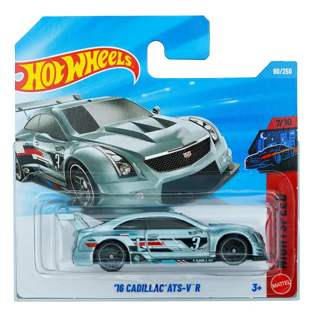 Hot Wheels '16 Cadillac ATS-V R Sivi |