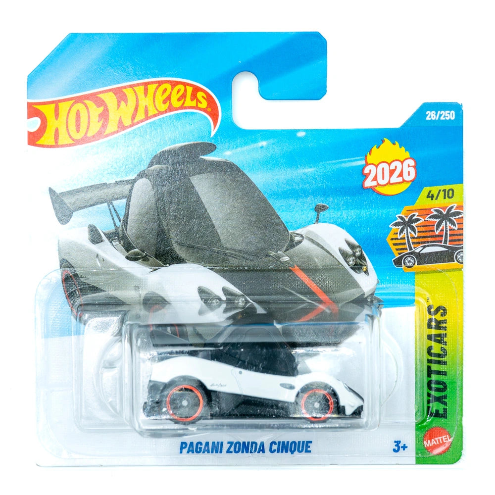 Hot Wheels Pagani Zonda Cinque wit |
