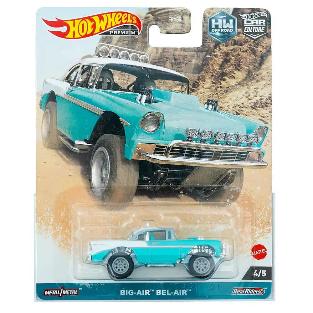 Hot Wheels Premium Big-Air Bel-Air Plavi | Car Culture 4/5