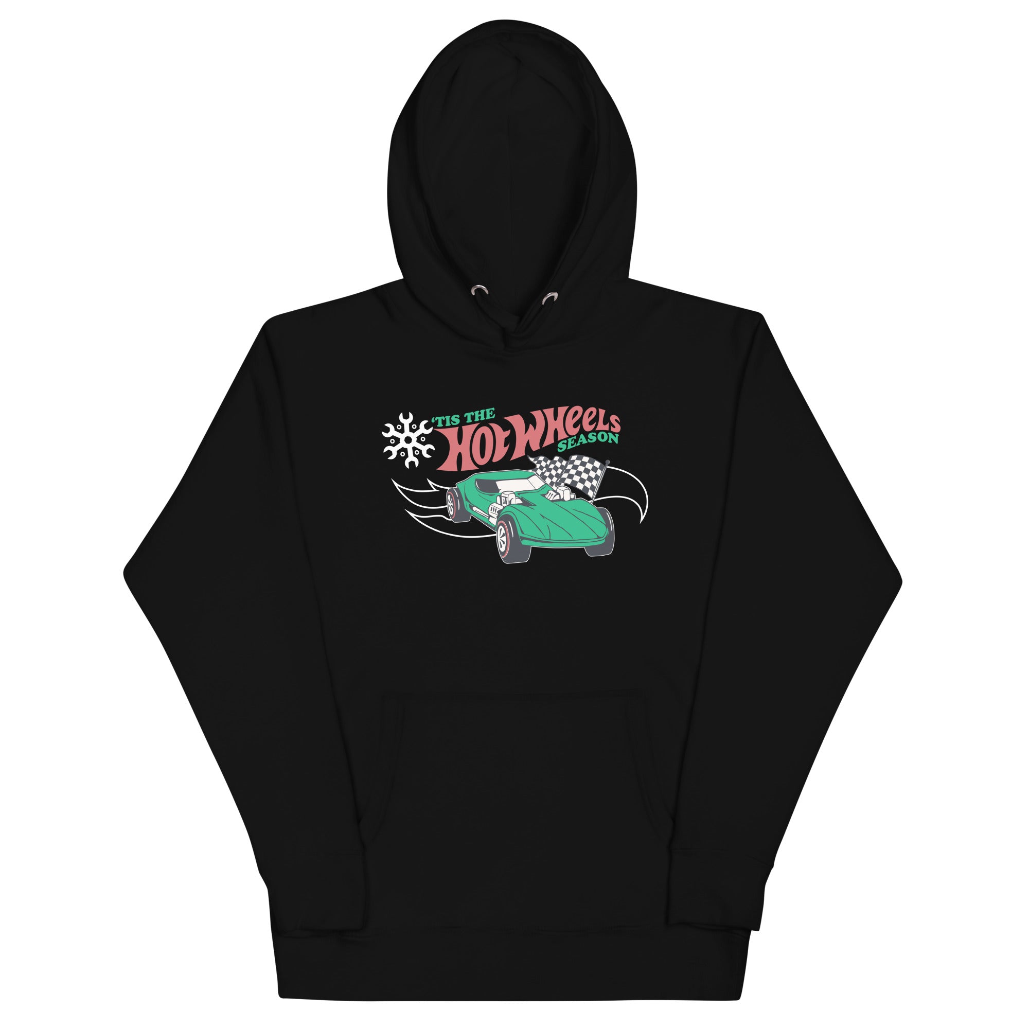Hot Wheels Tis the Season for Speed Black Hoodie