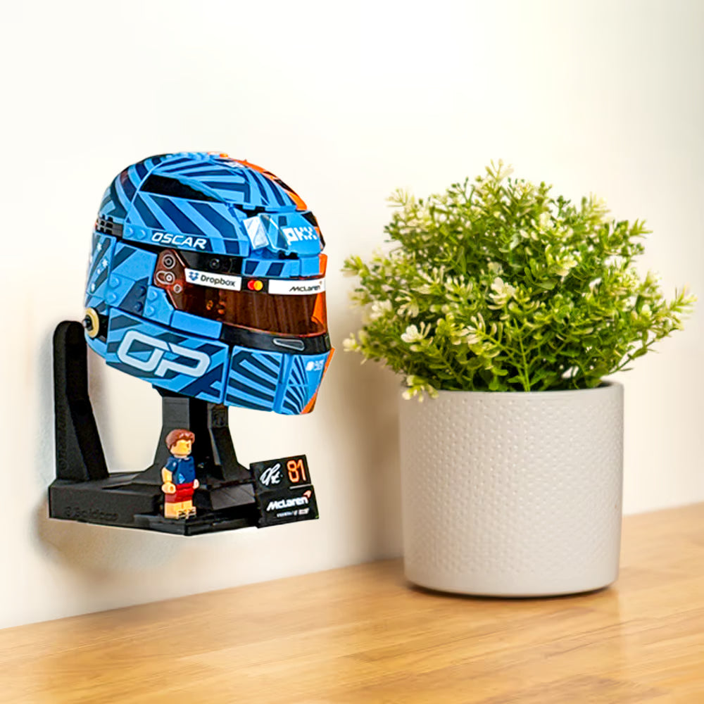 Muurbeugel voor LEGO McLaren Mastercard Oscar Piastri helm | 43017