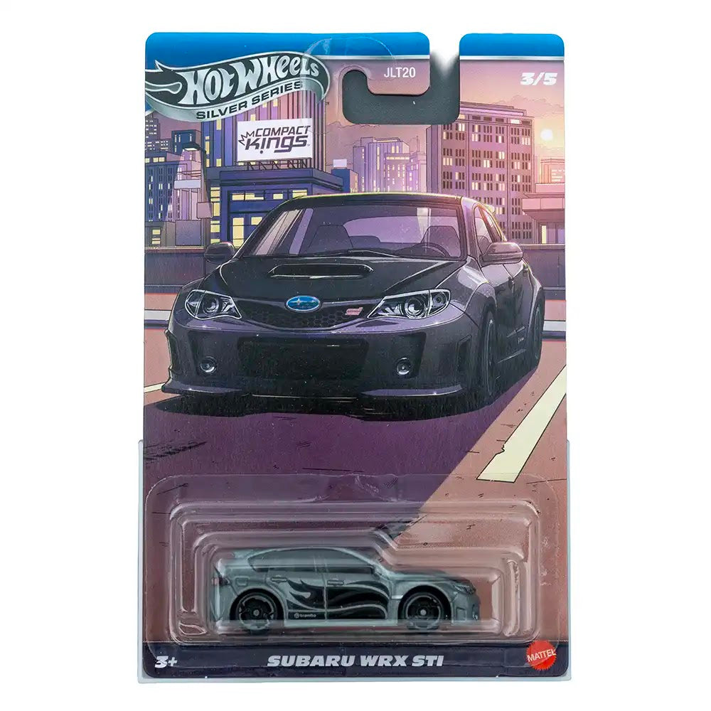 Hot Wheels Silver Series Subaru WRX STI Sivi | Compact Kings (3/5)