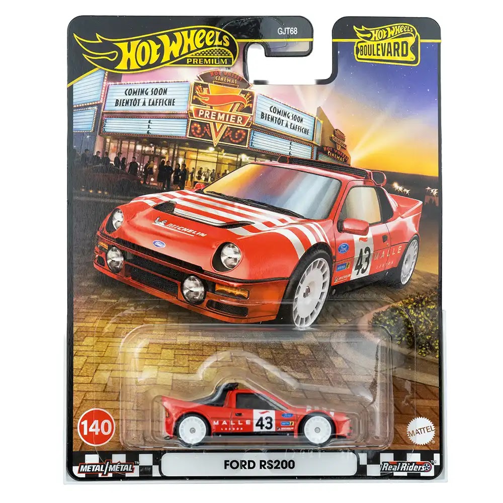 Hot Wheels Premium Ford RS200 Crveni | Hot Wheels Boulevard 140