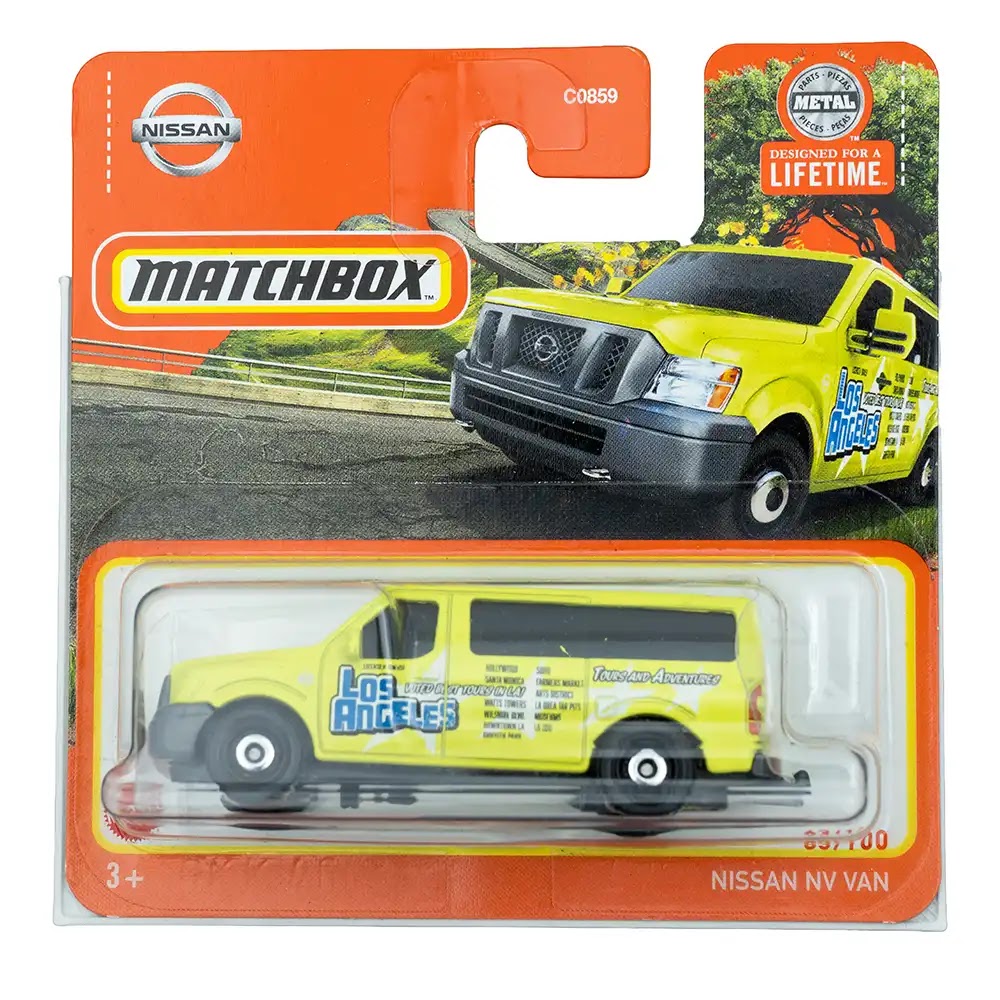 Matchbox Nissan NV Van Žuti