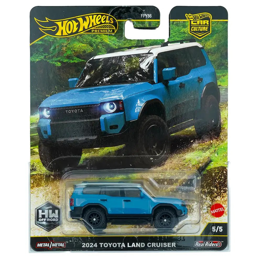 Hot Wheels Premium 2024 Toyota Land Cruiser Plavi | Car Culture 5/5
