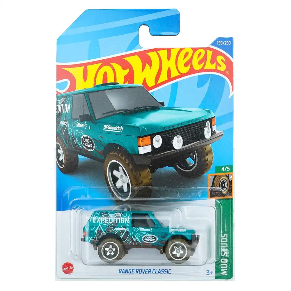 Hot Wheels Mainline (US) Range Rover Classic Zeleni |