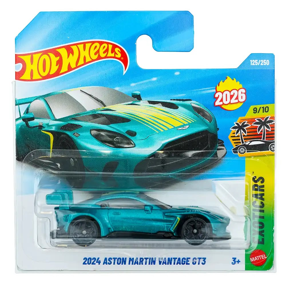 Hot Wheels 2024 Aston Martin Vantage GT3 Zeleni |