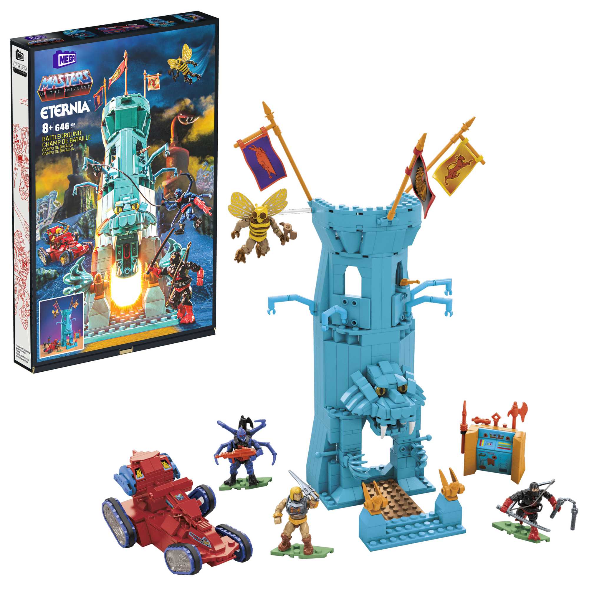 MEGA Masters of the Universe Eternia Battleground Building Set