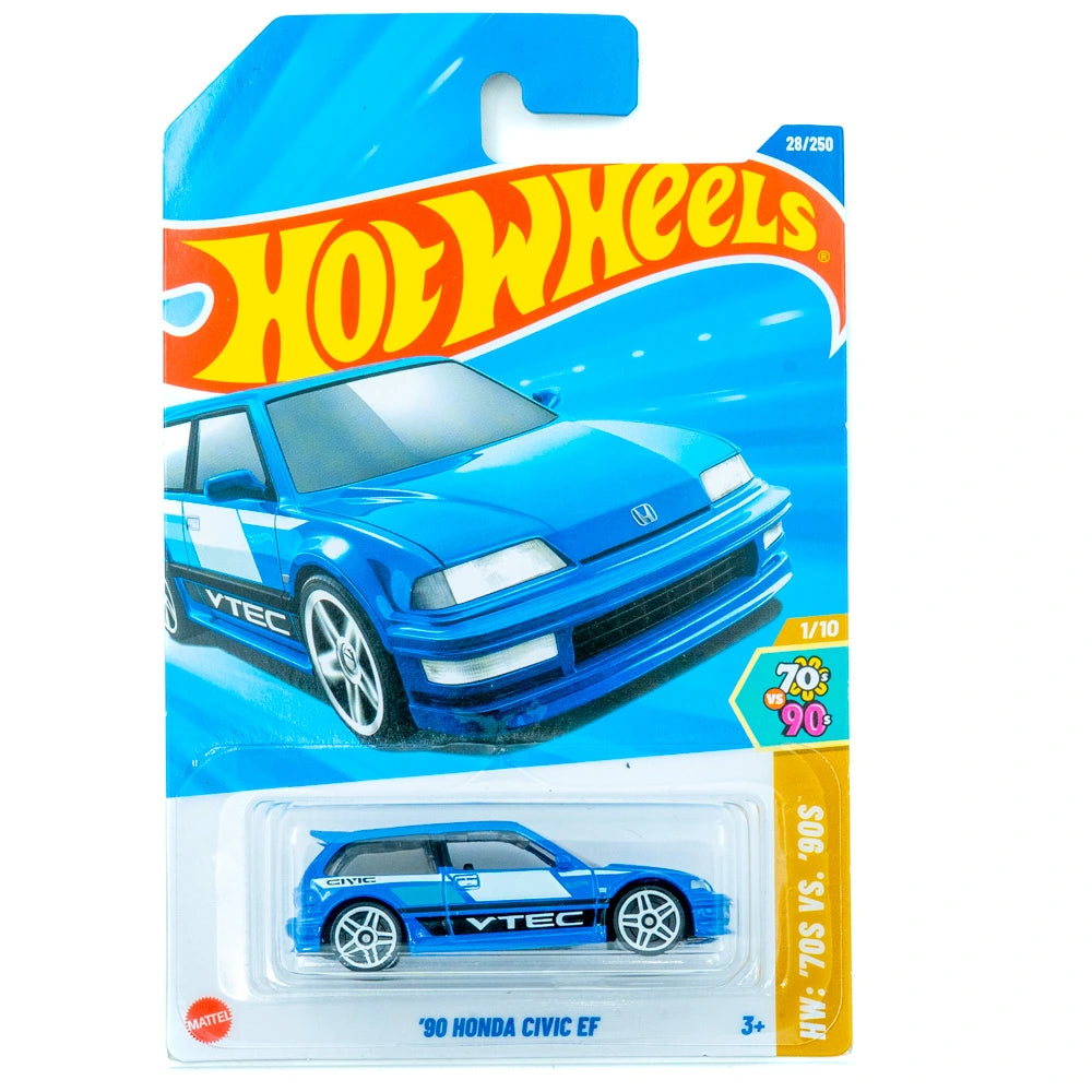 Hot Wheels '90 Honda Civic EF blauw VS |