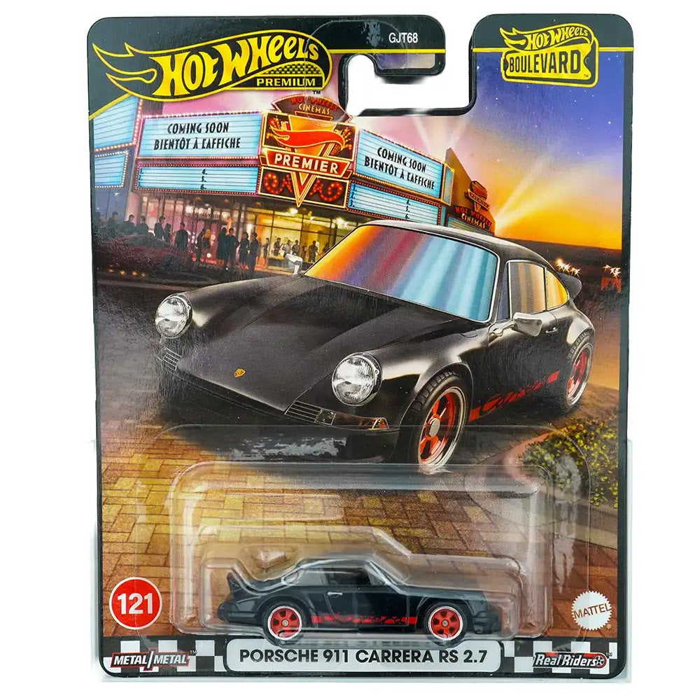 Hot Wheels Premium Porsche 911 Carrera RS 2.7 Crni | Hot Wheels Boulevard 121