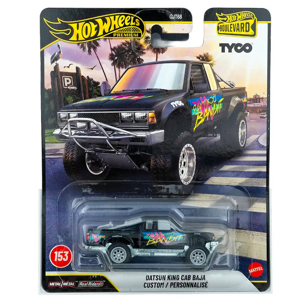 Hot Wheels Premium Datsun King Cab Baja Custom Crni | Hot Wheels Boulevard 153
