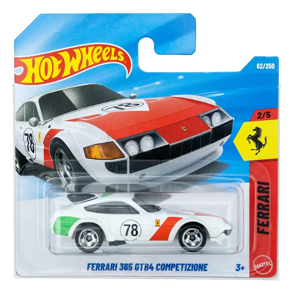 Hot Wheels Ferrari 365 GTB4 Competizione Bijeli |