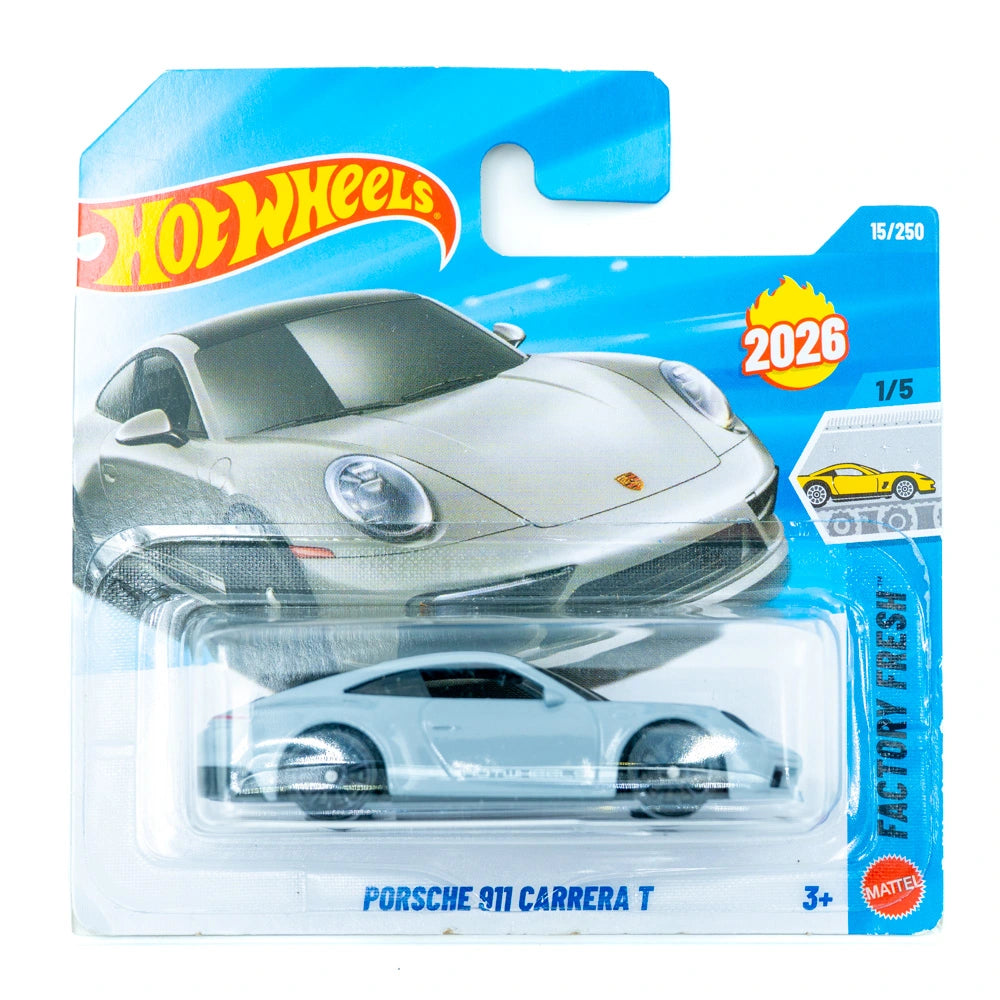 Hot Wheels Porsche 911 Carrera T grijs |