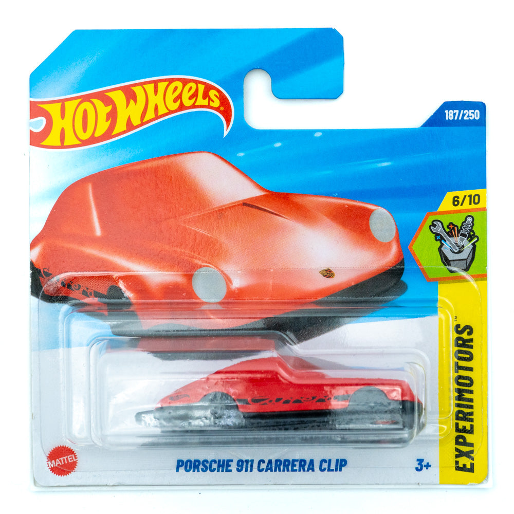 Hot Wheels Porsche 911 Carrera Clip rood zwart |