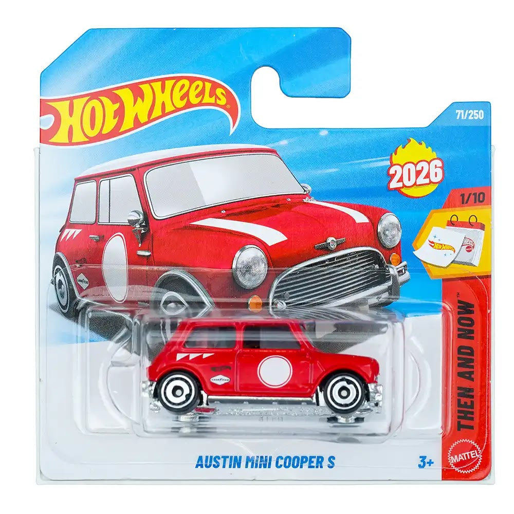 Hot Wheels Austin Mini Cooper S Crveni |
