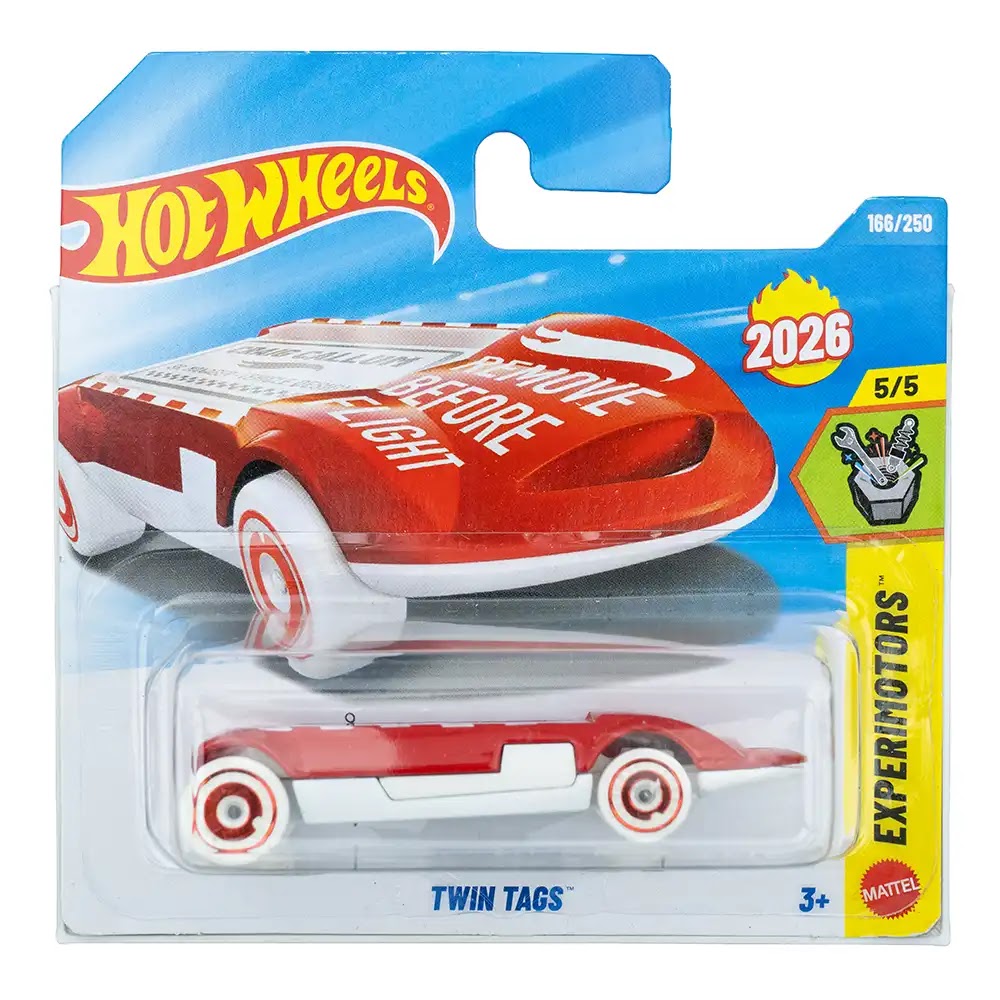 Hot Wheels Twin Tags Crveni |