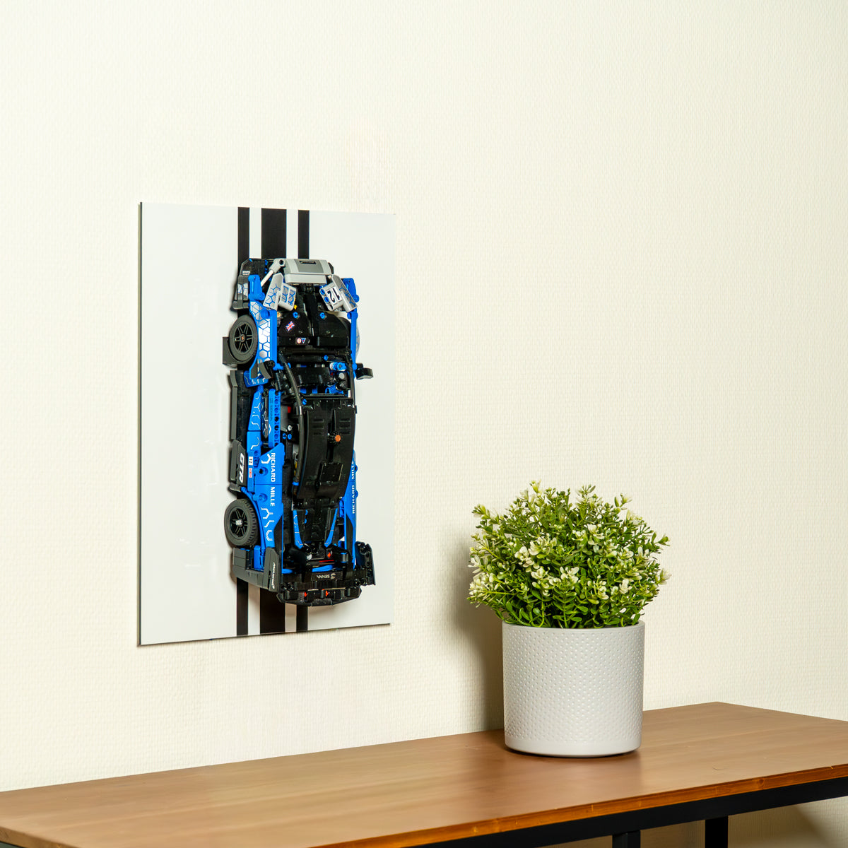 Display Frame voor LEGO Technic 1:16 Auto's | Bijeli