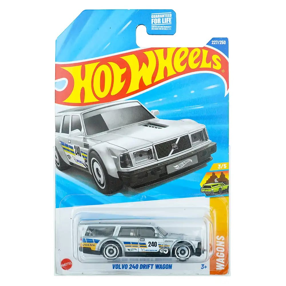 Hot Wheels Mainline (US) Volvo 240 Drift Wagon Sivi |