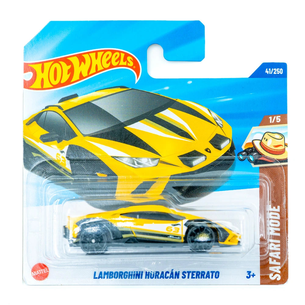 Hot Wheels Lamborghini Huracán Sterrato geel |