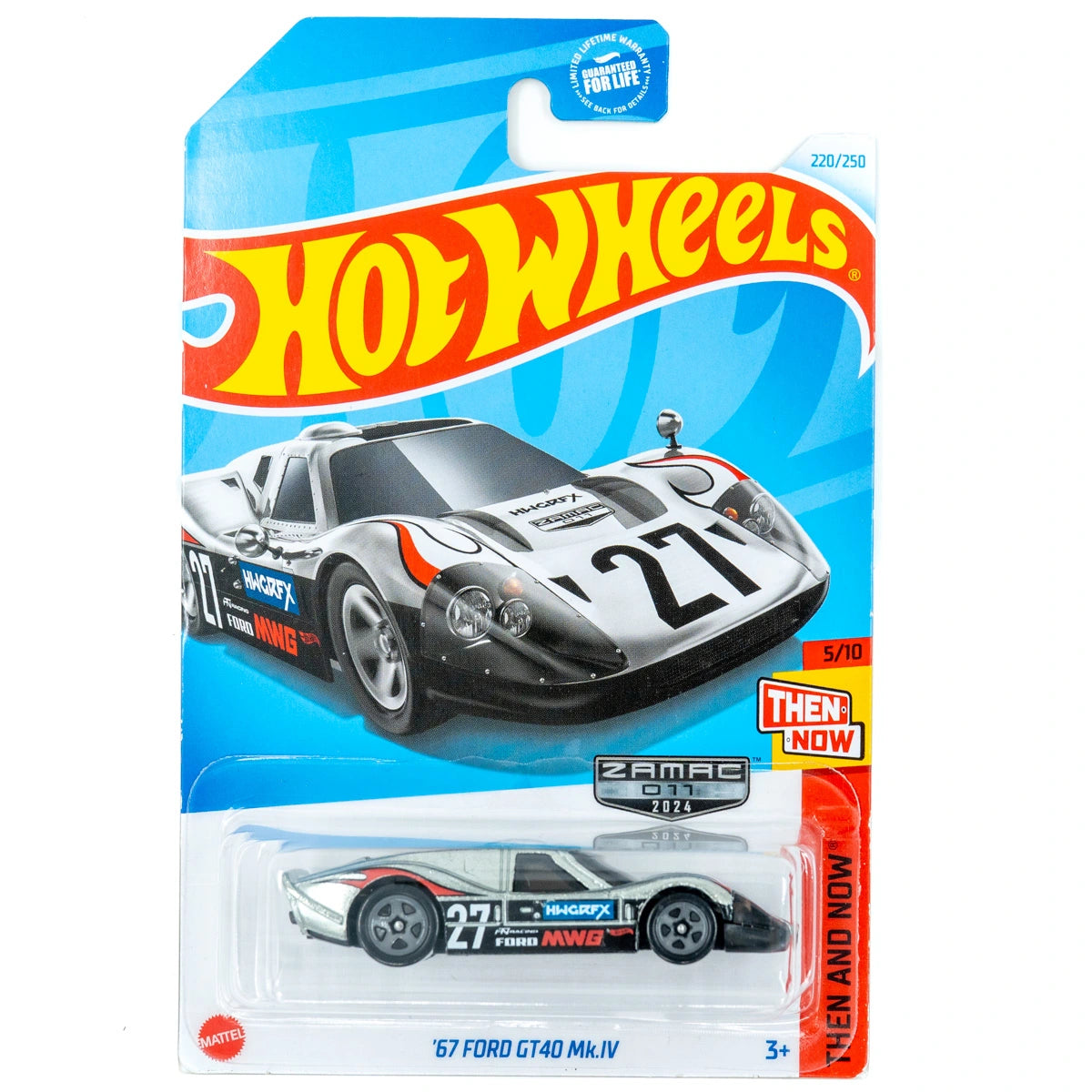 Hot Wheels '67 Ford GT40 Mk.IV grijs VS |