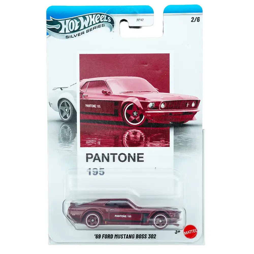 Hot Wheels Silver Series '69 Ford Mustang Boss 302 Crveni | Pantone (2/6)