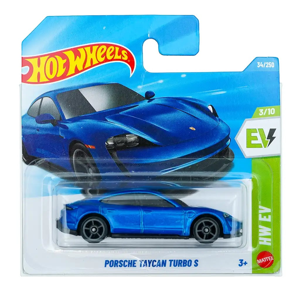Hot Wheels Porsche Taycan Turbo S Plavi |
