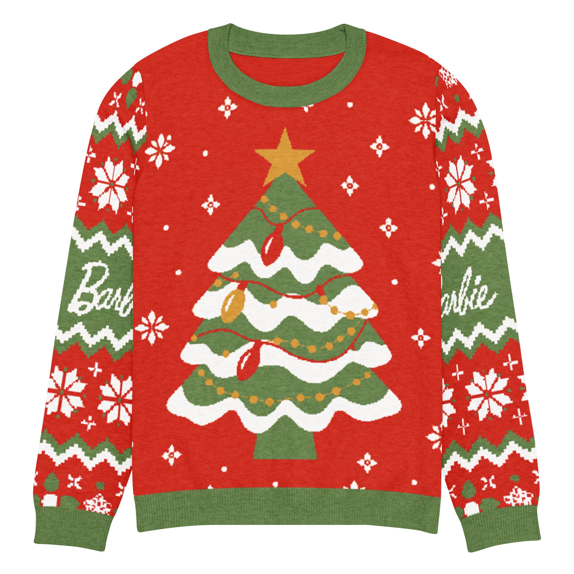 Barbie Christmas Tree Red Ugly Sweater