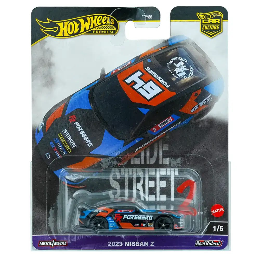 Hot Wheels Premium 2023 Nissan Z Crni | Slide Street 2 1/5
