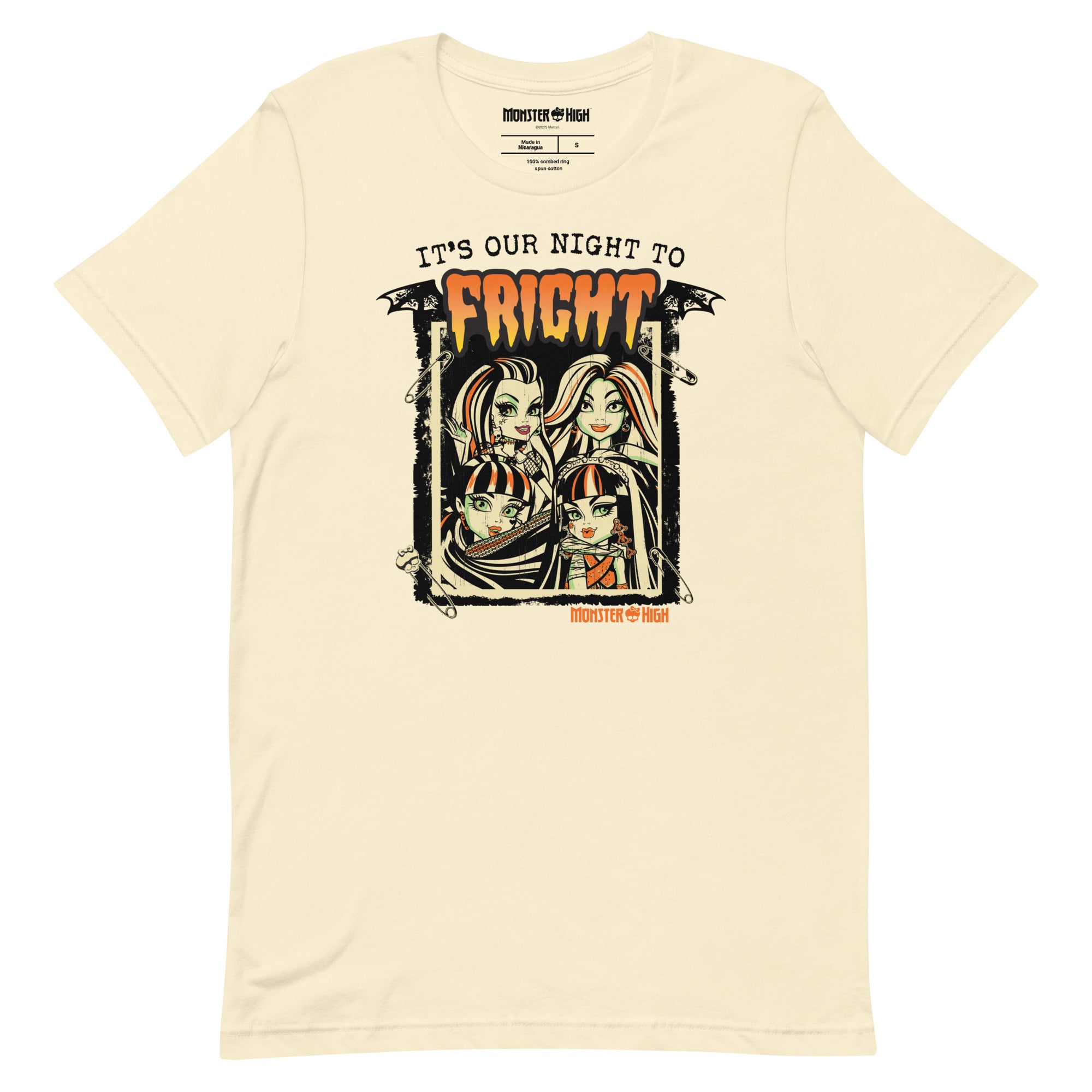 Monster High Fright Night Cream T-Shirt
