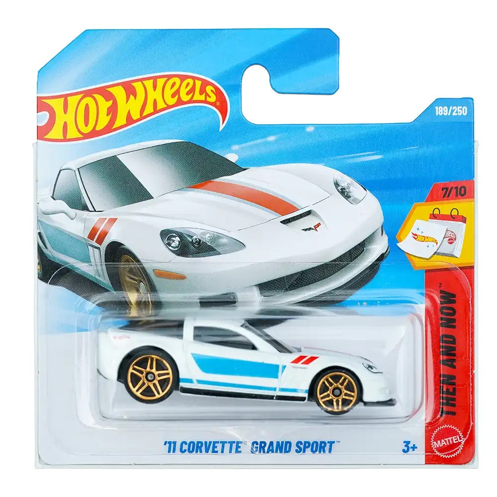 Hot Wheels '11 Corvette Grand Sport Bijeli |