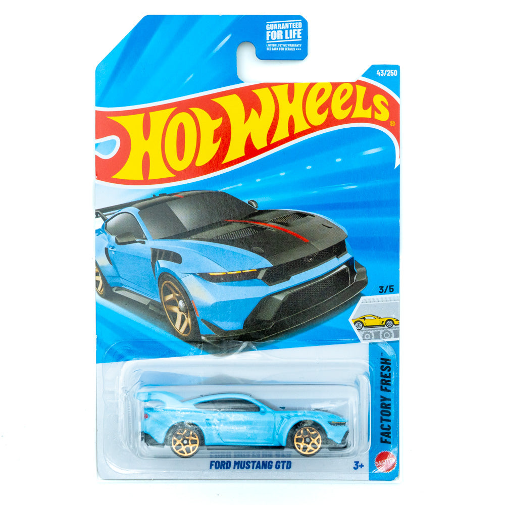 Hot Wheels Ford Mustang GTD blauw |